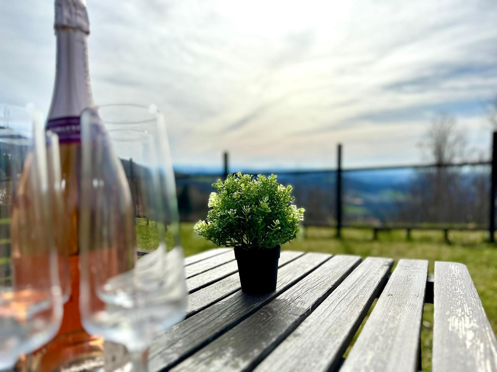 Gemuetliches Alpenblick Berg-Bungalow + Grosser Garten + Netflix! Schöfweg Esterno foto